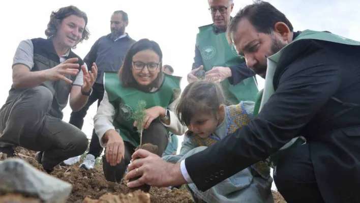 Yalova'da 11.11'de fidanlar toprakla buluştu