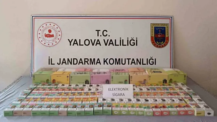 Yalova'da 180 adet elektronik sigara ele geçirildi