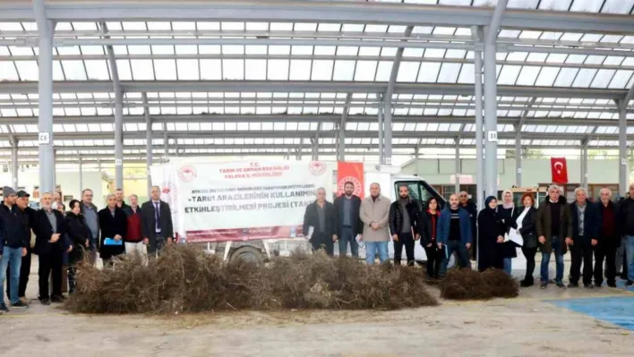 Yalova'da çiftçilere Trabzon hurması ve ceviz fidanı dağıtıldı