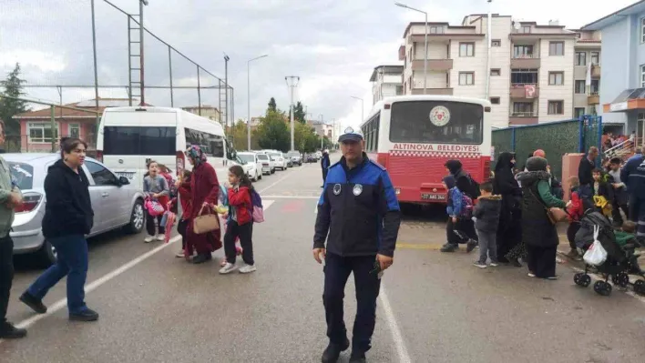 Yalova'da eğitim güvenliği için sürekli denetim yapılıyor