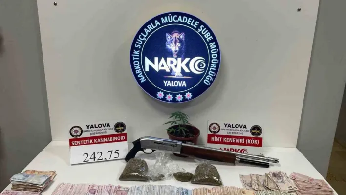 Yalova'da uyuşturucu operasyonu: 3 tutuklama