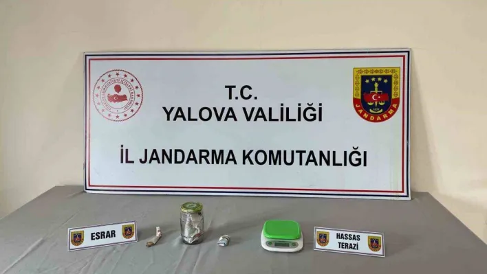 Yalova'da uyuşturucu operasyonu: 1 gözaltı