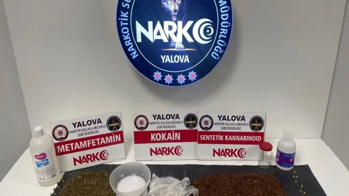 Yalova'da uyuşturucu operasyonlarında 2 zanlı tutuklandı