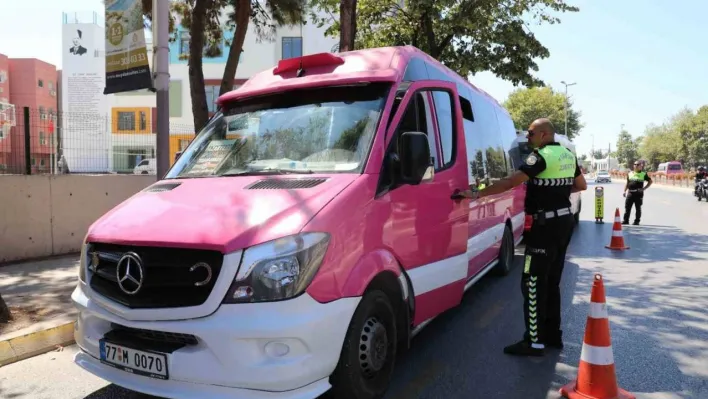 Yalova'da zabıtadan minibüslere klima denetimi