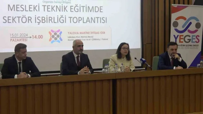 Yalova OSB'de Mesleki Teknik Eğitimde İşbirliği Toplantısı