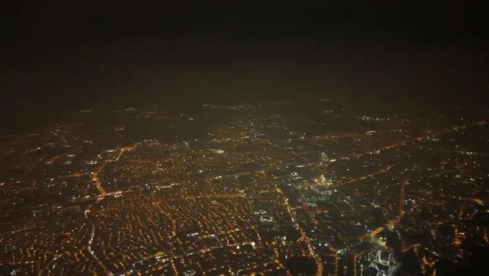 Yangın külleri ile kaplanan Bursa havadan görüntülendi