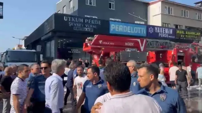 Yangını müdahale eden itfaiye ekiplerine saldırdılar