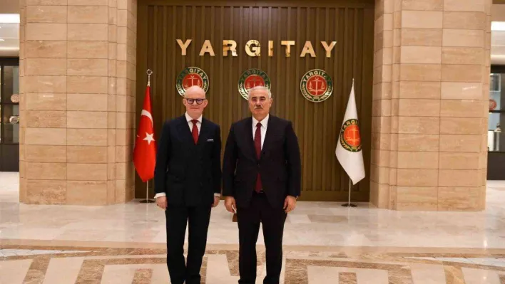 Yargıtay Başkanı Akarca, İngiltere Başsavcısı Hill ve beraberindeki heyeti kabul etti
