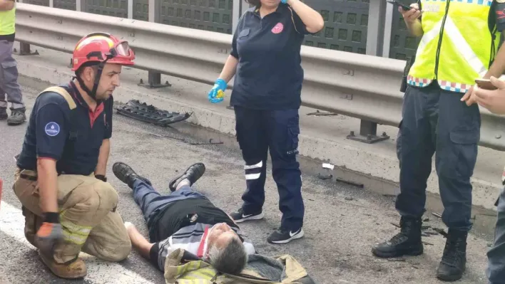 Yavuz Sultan Selim Köprüsü'nde kaza: 2 yaralı