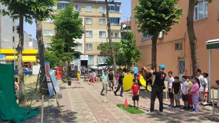 Yaz Kur'an-ı Kerim kursu öğrencileri ata sporları ile eğlendi
