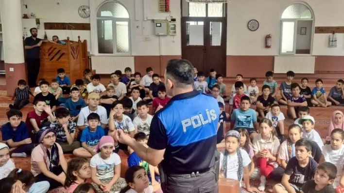 Yaz Kur'an kursu öğrencilerine güvenlik eğitimi