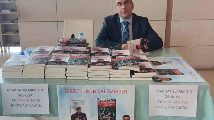 Yazar İdris Tetik'ten Gazze'ye anlamlı destek