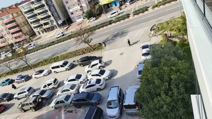 Yemin töreni öncesi Bilecik'te park karmaşası