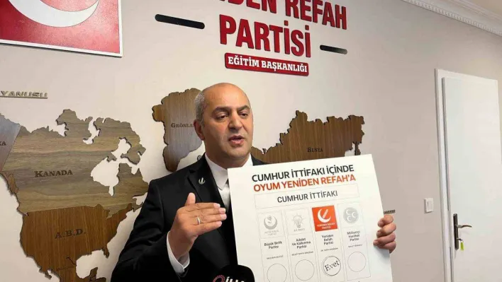 Yeniden Refah Partisi Genel Başkan Yardımcısı Zor: '(Sana söz yine baharlar gelecek) Amerikan destekli baharlara bu milletin karnı tok'