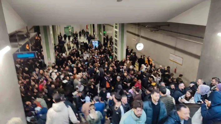 Yenikapı-Kirazlı metro hattında arıza nedeniyle seferler durdu