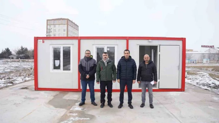 Yıldırım Belediyesi deprem bölgesinde konteyner şehir kuruyor