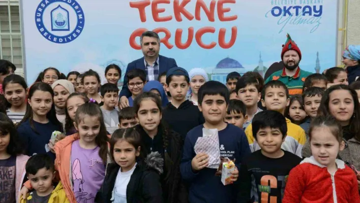 Yıldırım'da çocuklar için iftar vakti