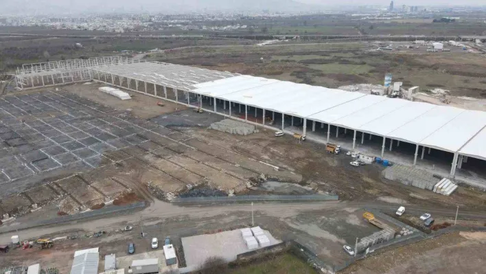 Yıldırım Lojistik Merkezi'nde yol yarılandı