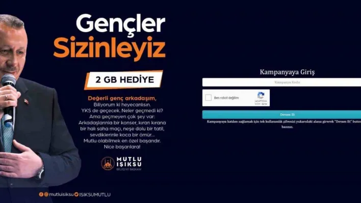 YKS öğrencilerini mutlu edecek hediye