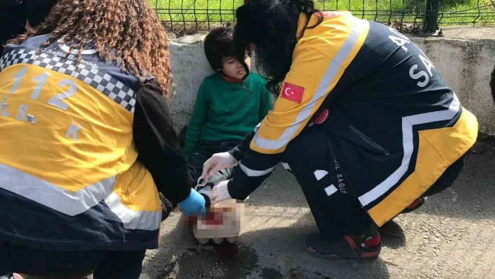 Yola atlayan 4 yaşındaki çocuğa SUV araç çarptı