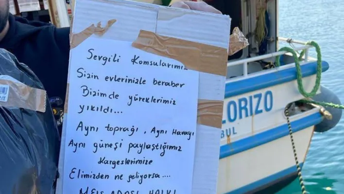 Yunan halkından Türk halkına: 'Sizin evlerinizle beraber bizim de yüreklerimiz yıkıldı'