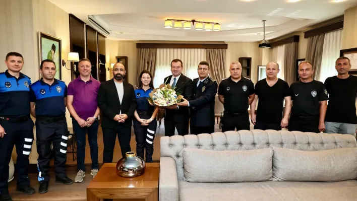 Zabıta Haftası'nda Silivri Zabıtasına Anlamlı Ziyaret