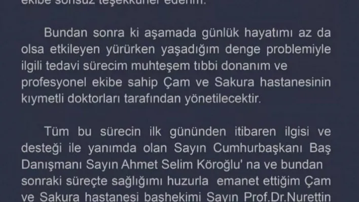 Zerrin Özer'den tedavi süreciyle ilgili açıklama