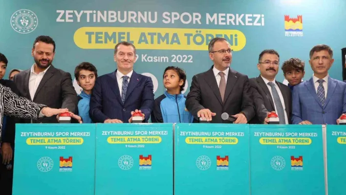 Zeytinburnu Spor Merkezi'nin temelleri atıldı