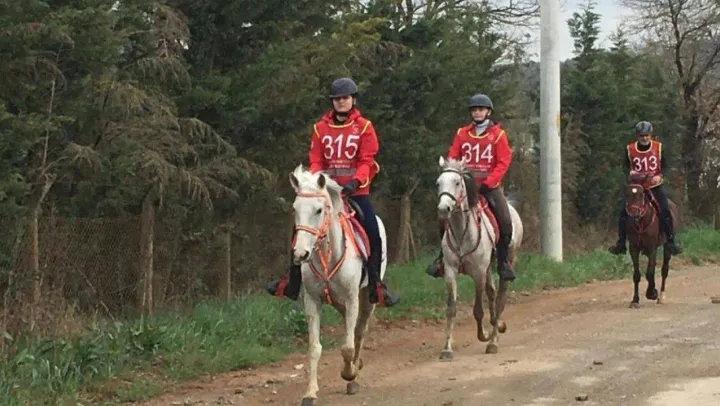 17 kulüpten 65 sporcu atlı dayanıklılıklarını konuşturdu