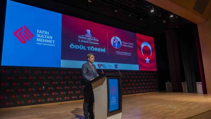 Adalet Bakanı Tunç: 'Maalesef dünya böyle, adaletsiz bir dünya'
