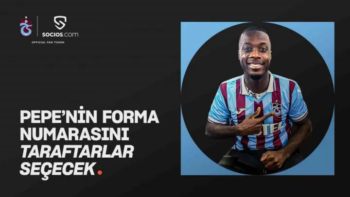 Pepe'nin forma numarasını taraftarlar seçecek