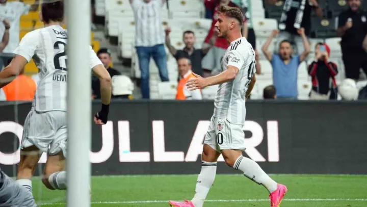 Semih Kılıçsoy, Beşiktaş forması ile ilk golünü kaydetti