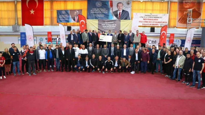 Tekirdağ'da 174 spor kulübüne 4 Milyon 215 bin TL nakdi yardım
