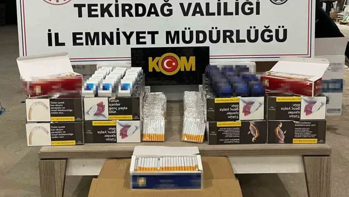 Tekirdağ'da kaçak tütün operasyonu: 1 şüpheliye işlem yapıldı