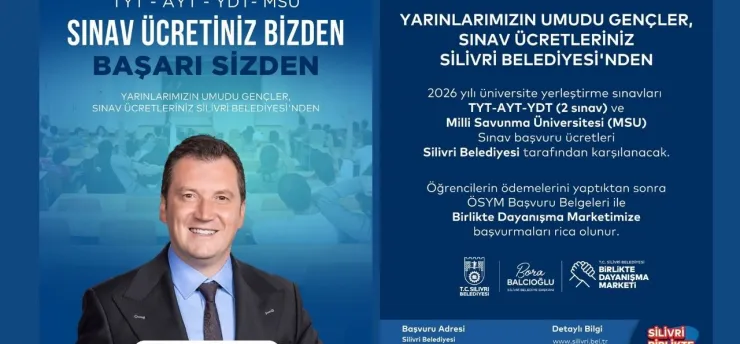 Silivri'de Öğrencilere Eğitim Desteği Devam Ediyor