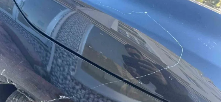 Tekirdağ'da gökyüzünden örümcek ağı yağdı