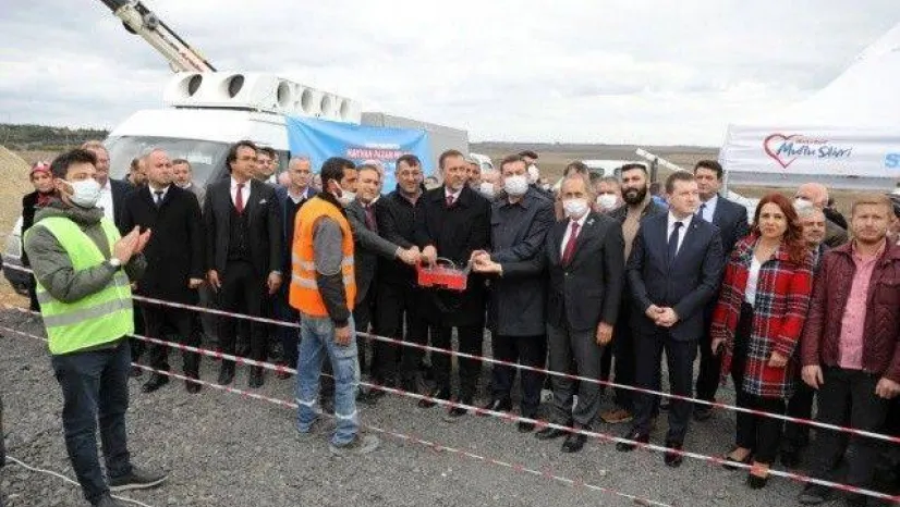 Bölgenin İlk ve Tek Hayvan Pazarı'nın Temeli Atıldı