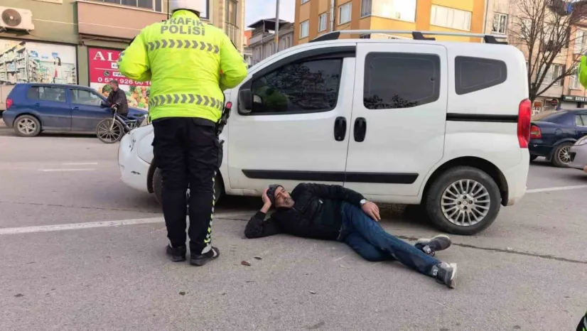 5 dakikada önce taburcu oldu kazada yaralandı