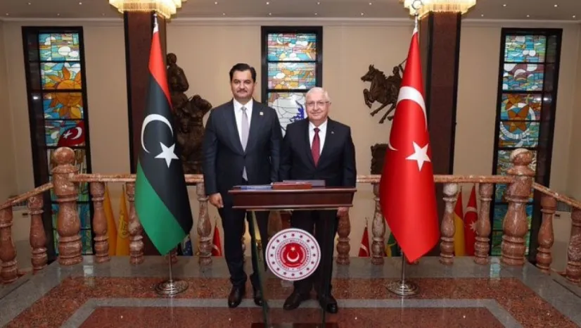 Bakan Güler, Libya Ulusal Ordusu Genel Komutan Yardımcısı Hafter'i kabul etti