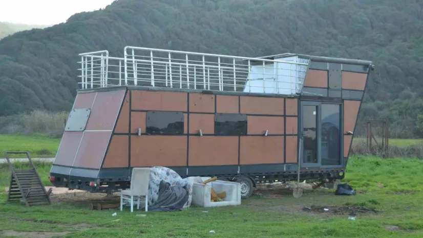 Bursa'da çalınan tiny house bulundu, şüpheli tutuklandı