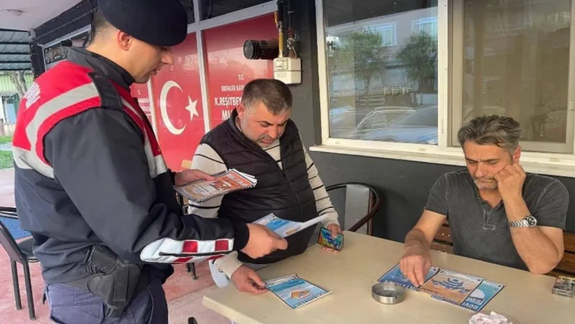 Jandarma dolandırıcılığa karşı sahada: Vatandaş tek tek bilgilendirildi