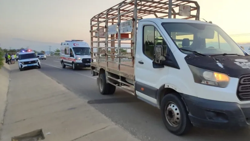 Keşan'da koşu yapan sporcuya tüp kamyonu çarptı