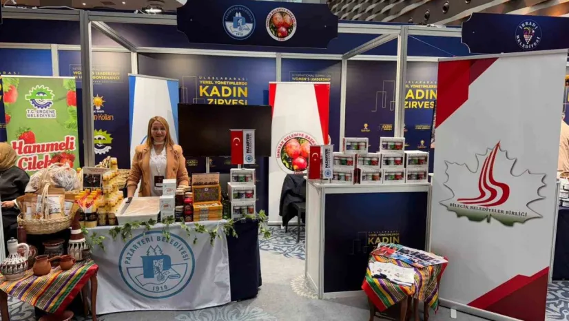 Pazaryeri'nin kadın emeği İstanbul'da ulusal zirvede vitrine çıktı