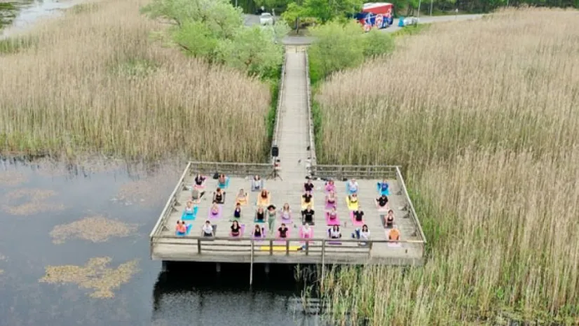 Silivri Belediyesi'nden Doğayla İç İçe Yoga Etkinliği