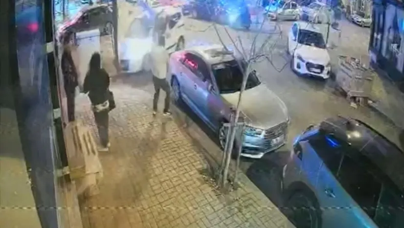 Tekirdağ'da feci kaza kamerada