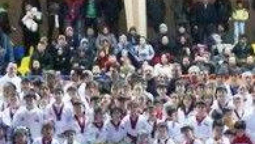 Genç sporcular yeni kuşaklarını aldı