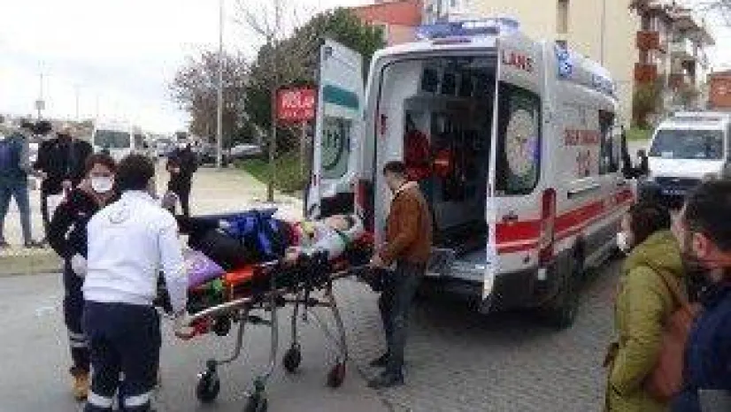 Motosiklet kazası: 1 yaralı