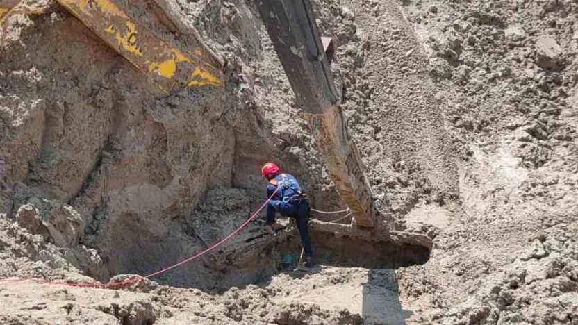 Silivri'de göçük altında kalan işçinin cansız bedenine ulaşıldı