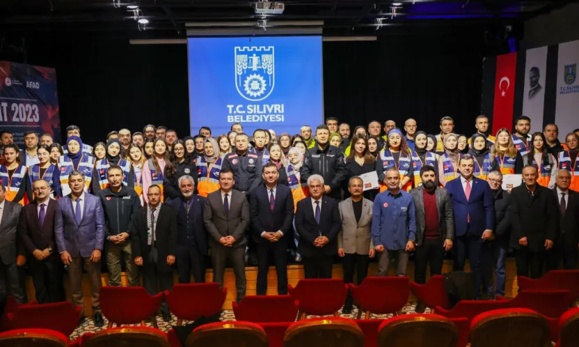 AFAD Gönüllülerine Sertifika Verildi